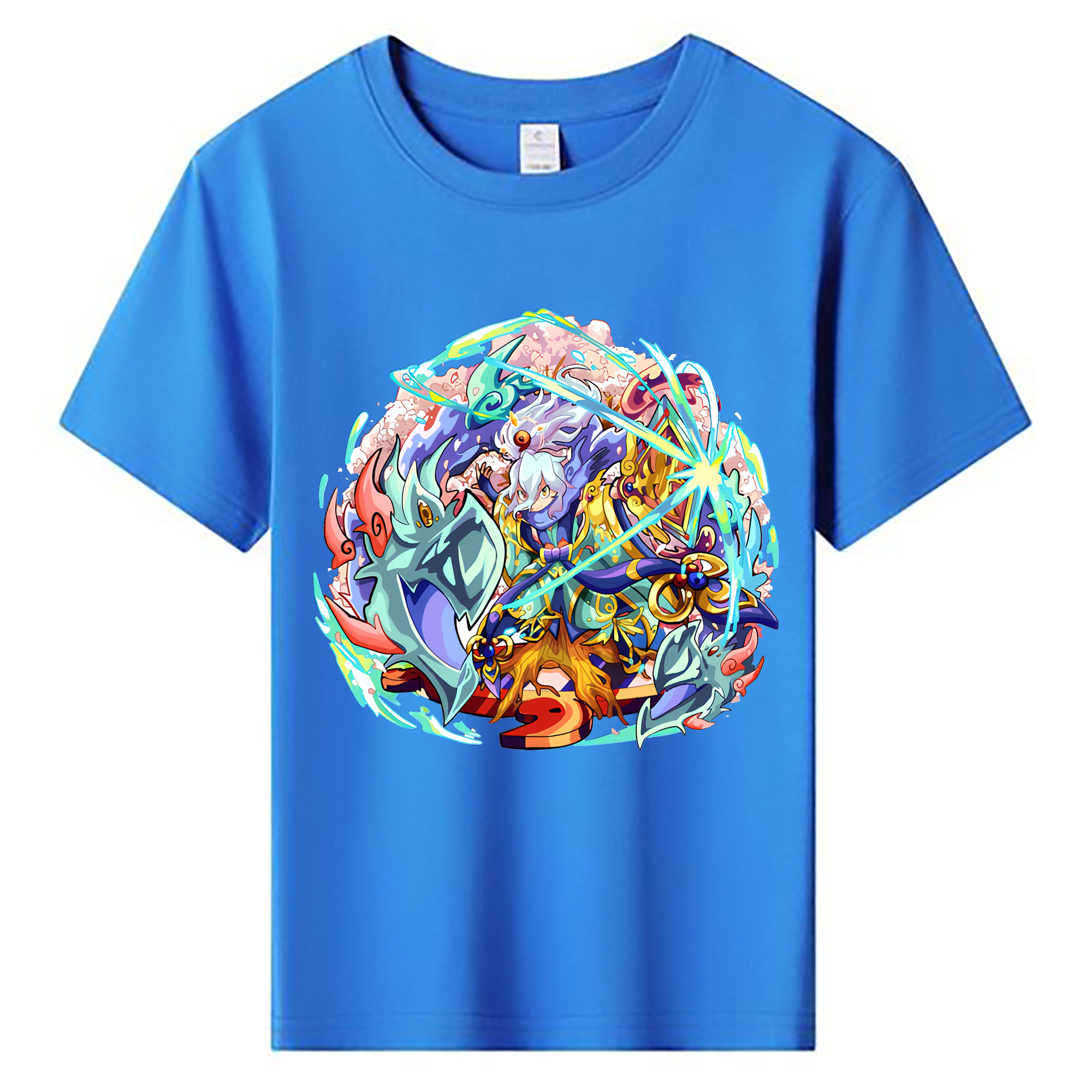 （画像用） 妖怪ウォッチ Yo-kai Watch 綿100％キッズTシャツ（フロントプリント）